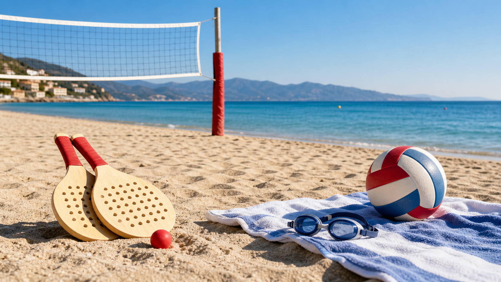 Racchettoni, beach volley e nuoto: sport da spiaggia a confronto